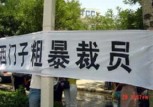 "Fight Siemens' ruthless layoffs" protest sign JDM050630siemenss.jpg